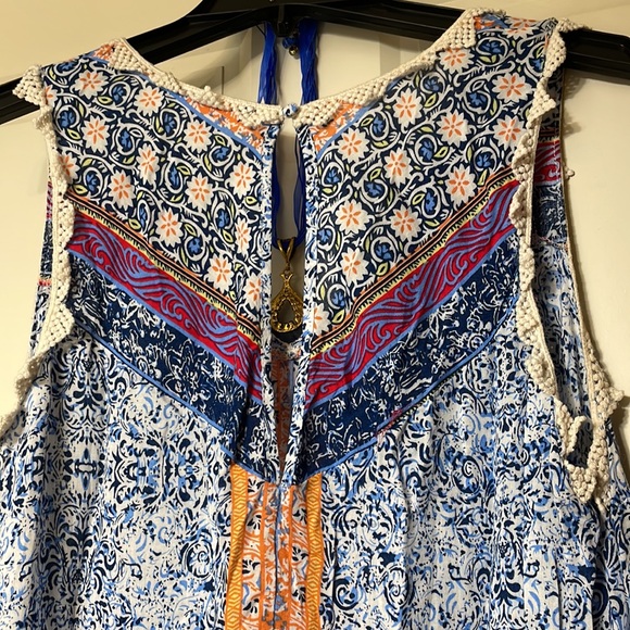 Bohemian Summer Dress with Necklace and Bracelet - Picture 5 of 10